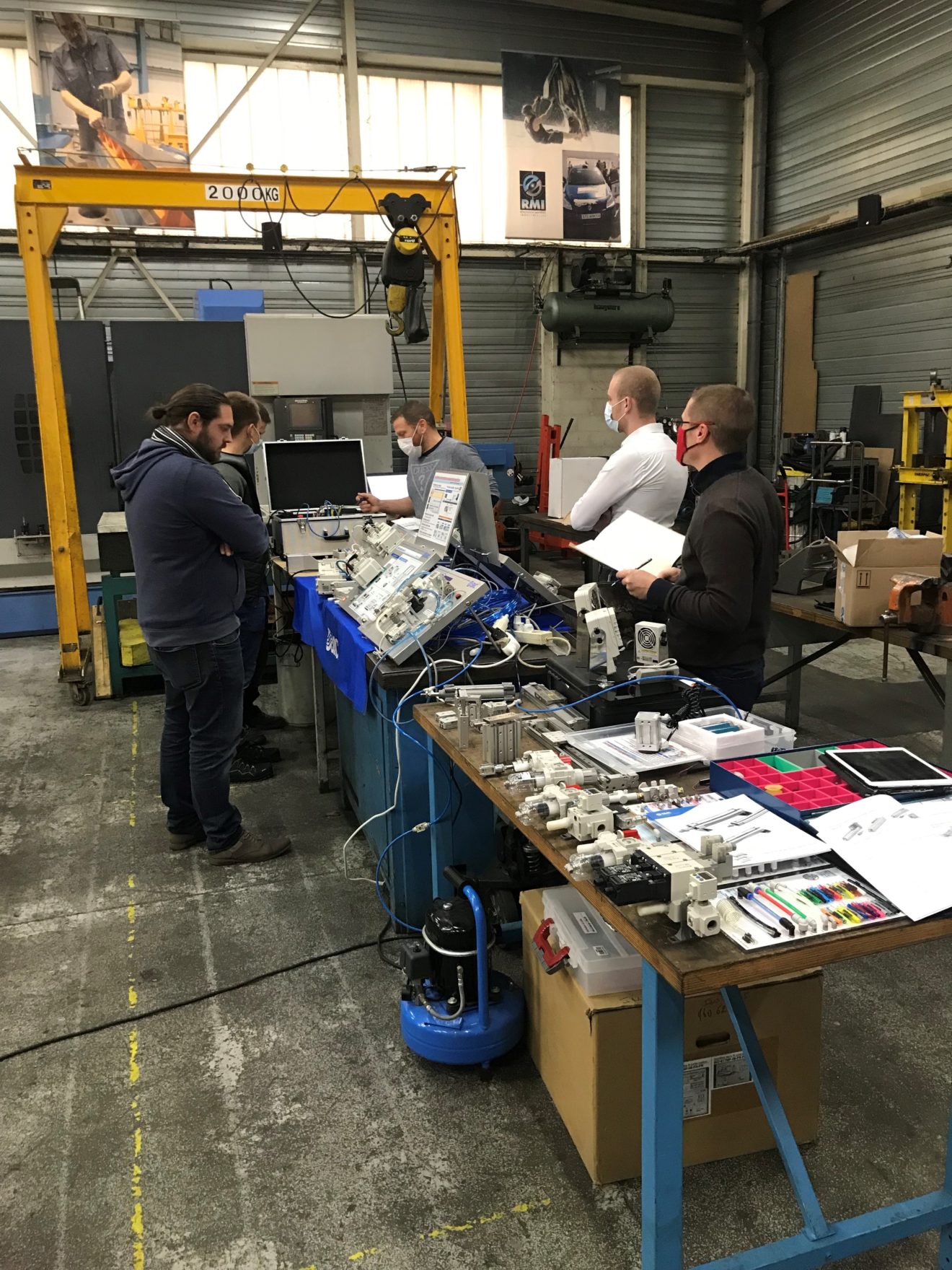Visite de SMC chez RMI – RMI Rénovation Machines Industrielles